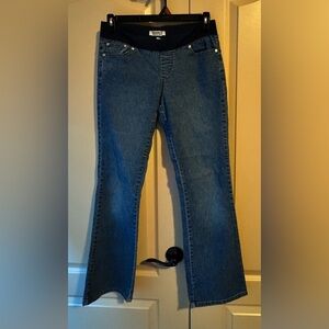 Mommy maternity Stylish Blue Flare Women's Jeans Size Medium